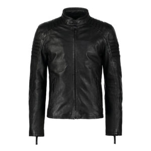 Master British Fashion Black Leather Jacket
