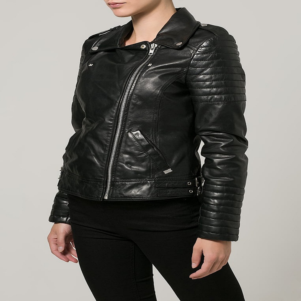 New Bandit Ank Ladies Fashion Leather Jacket - Image 4