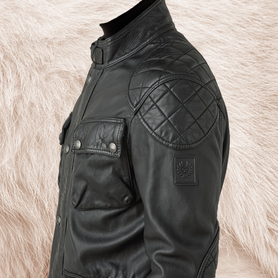 Black Leather Coat