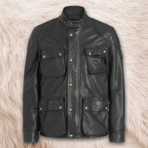 Black Leather Coat