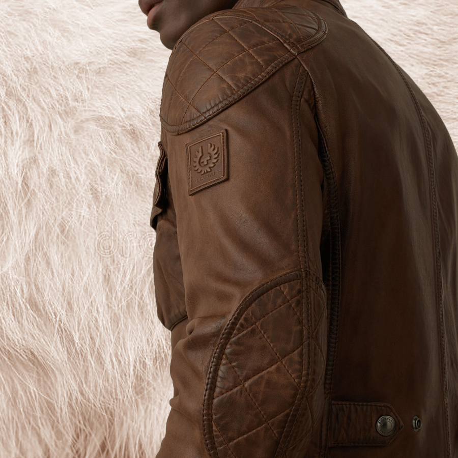 Brown Leather Coat