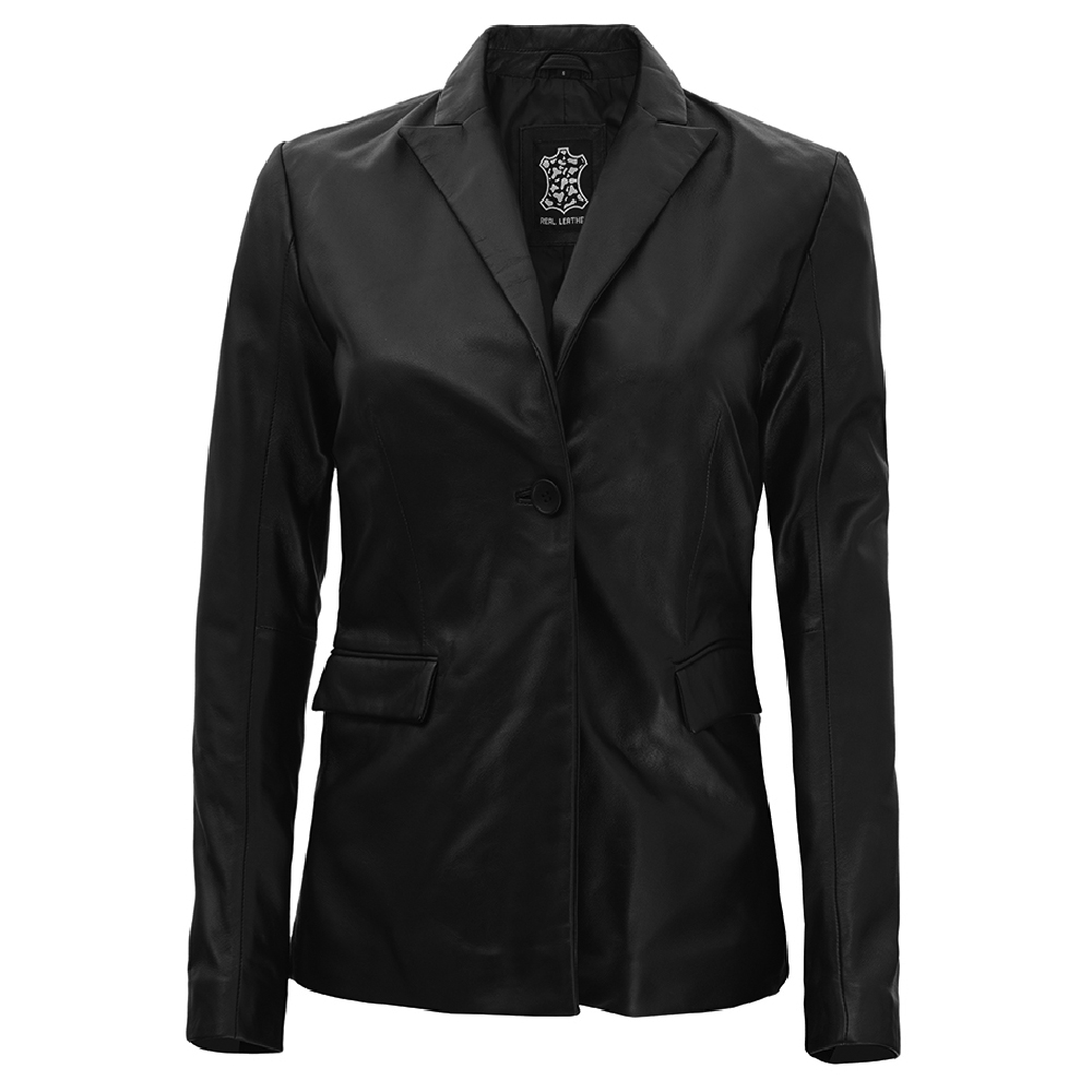 Leather Blazer