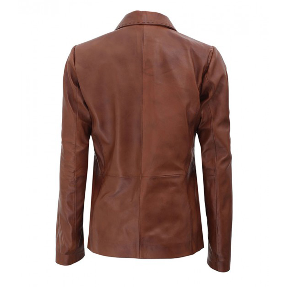 Leather Blazer