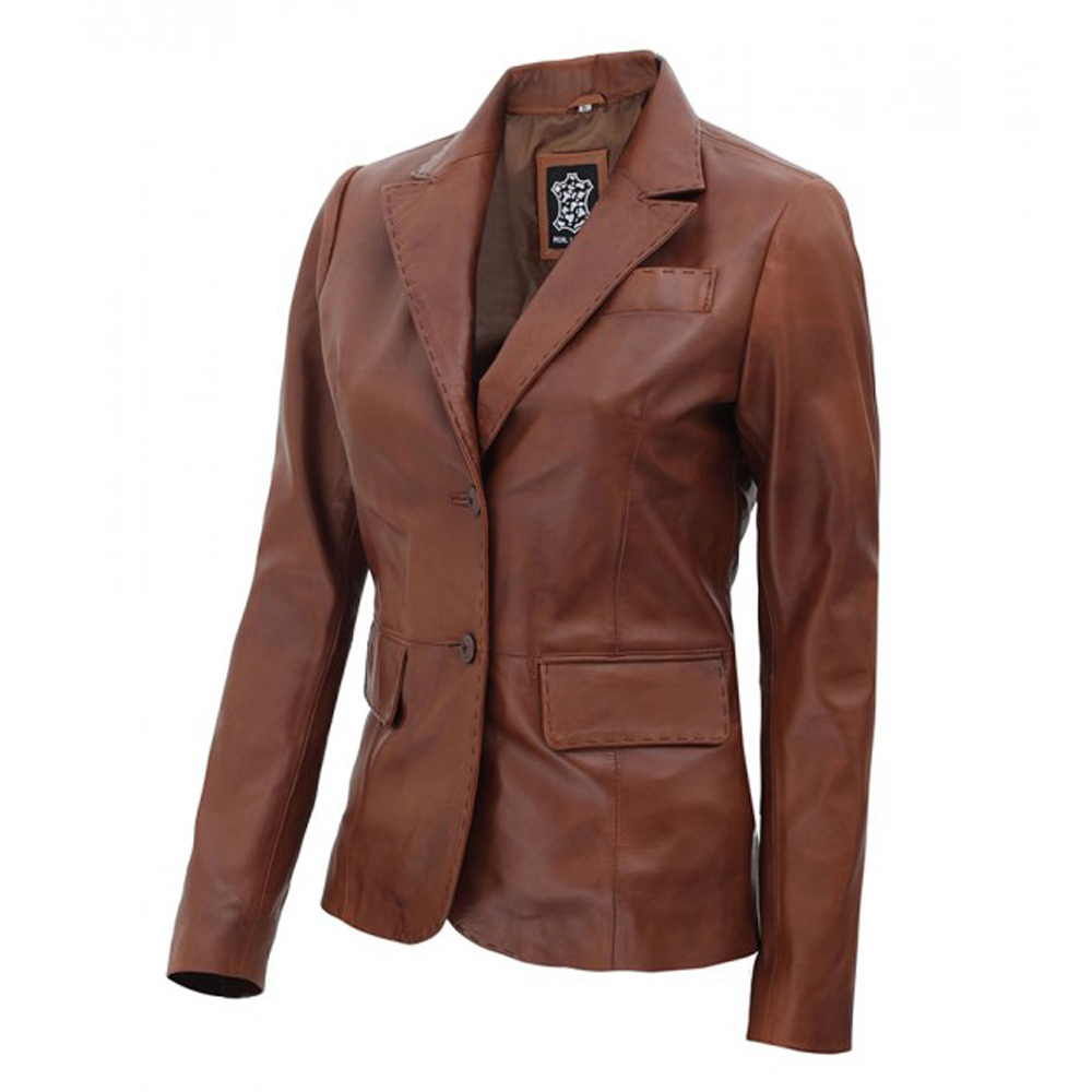 Leather Blazer