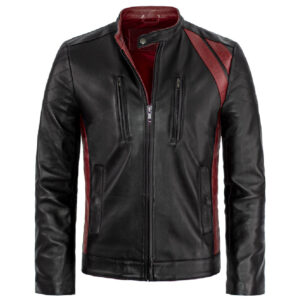 Black Biker Leather Jacket