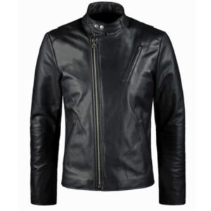 Black Biker Leather Jacket