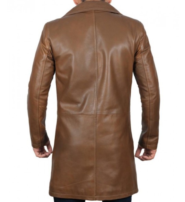 Brown Leather Coat