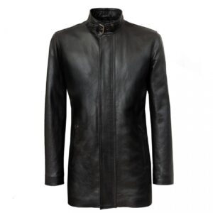 Black Long Leather Coat