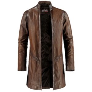 Brown Leather Coat