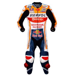 Honda Repsol Motorcycle Motorbike Leather Racing Suit