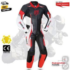 kids motorbike leather racing suit