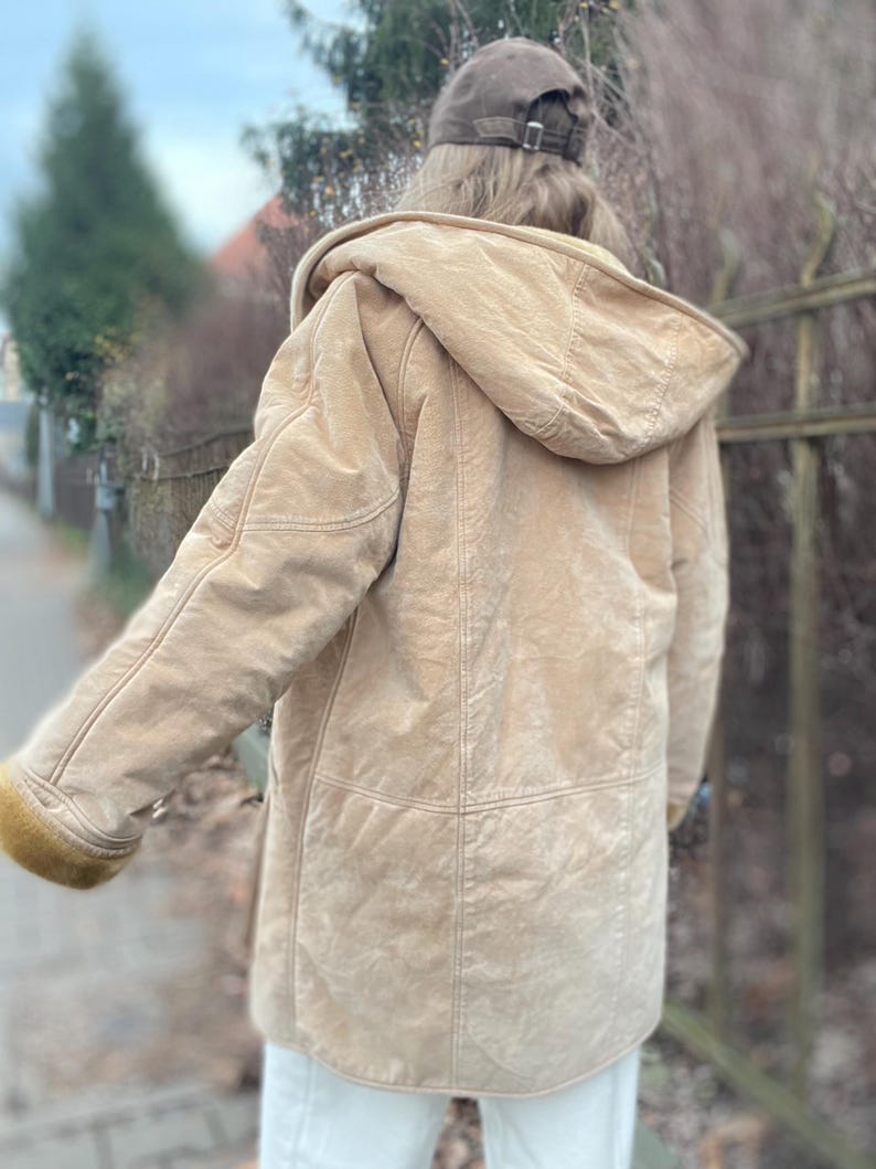oversized shearling leather jacket womens